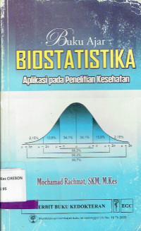 Image of Buku Ajar Biostatistika Aplikasi pada Penelitian Kesehatan