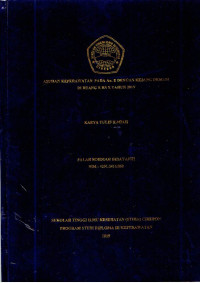 Image of ASUHAN KEPERAWATAN PADA AN. E DENGAN KEJANG DEMAM DIRUANG X RS X TAHUN 2019