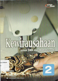 Image of Kewirausahaan untuk SMK dan MAK Kelas XI