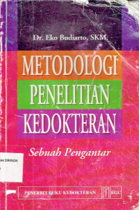 Image of Metodologi Penelitian Kedokteran