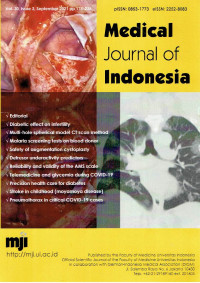 Image of MEDICAL JOURNAL INDONESIA VOL.30 ISSUE 3 SEPTEMBER 2021 PP 175 -236