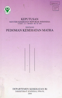 Image of Pedoman kesehatan matra