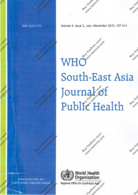 Image of WHO South -East Asia Journal of Public health Volume 4 issue 2 July-Des 2015
