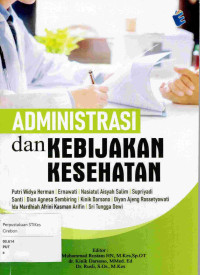 Image of ADMINISTRASI DAN KEBIJAKAN KESEHATAN