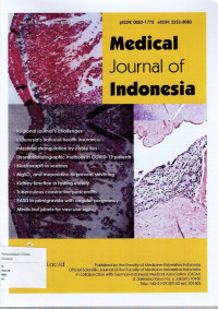 Image of MEDICAL JOURNAL OF INDONESIA VOLUME 31 ISSUE 2 JUNE 2022