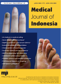 Image of MEDICAL JOURNAL OF INDONESIA VOLUME 33 ISSUE 1 MARCH 2024