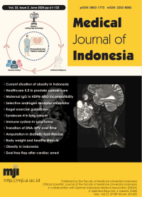 Image of MEDICAL JOURNAL OF INDONESIA VOLUME 33 ISSUE 2 JUNE 2024