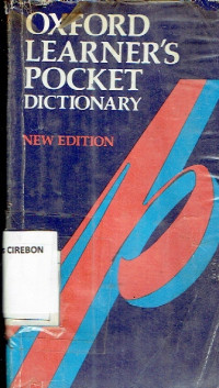 Image of Oxford learner's pocket dictionary