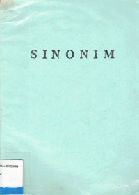 Image of Sinonim